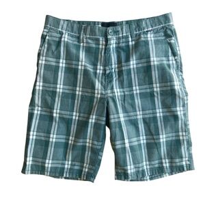 Hurley Plaid Green Men’s Shorts size 34